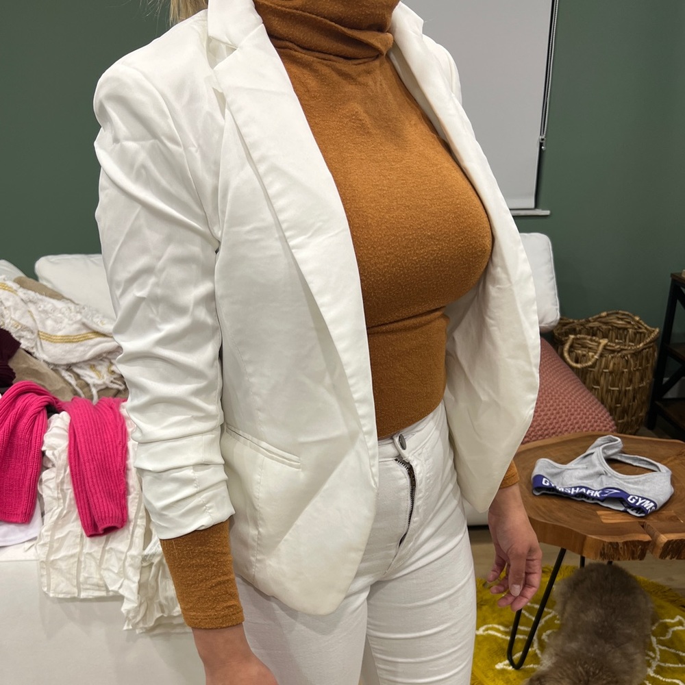 White blazer